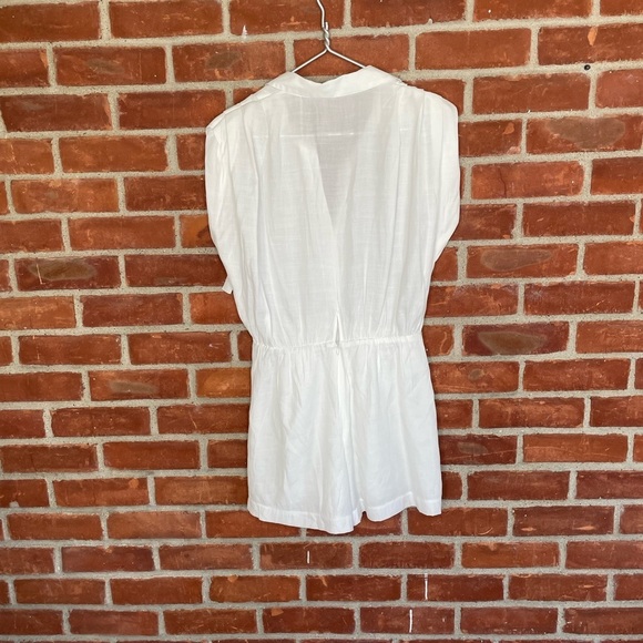 NWT The impeccable pig white faux wrap romper - Picture 6 of 8